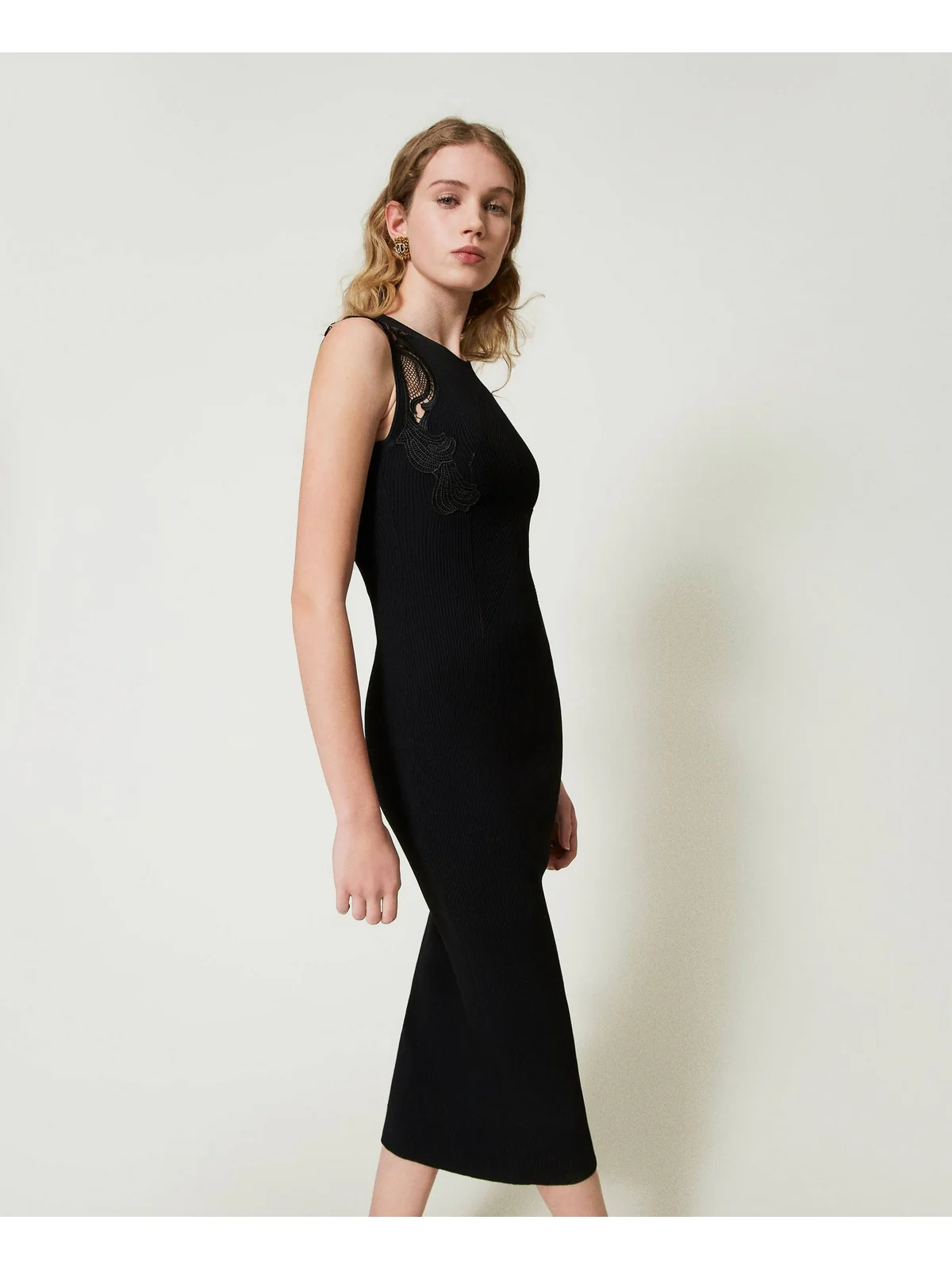 TWINSET Abito Donna  242TP3190 00006 Nero - Image 2