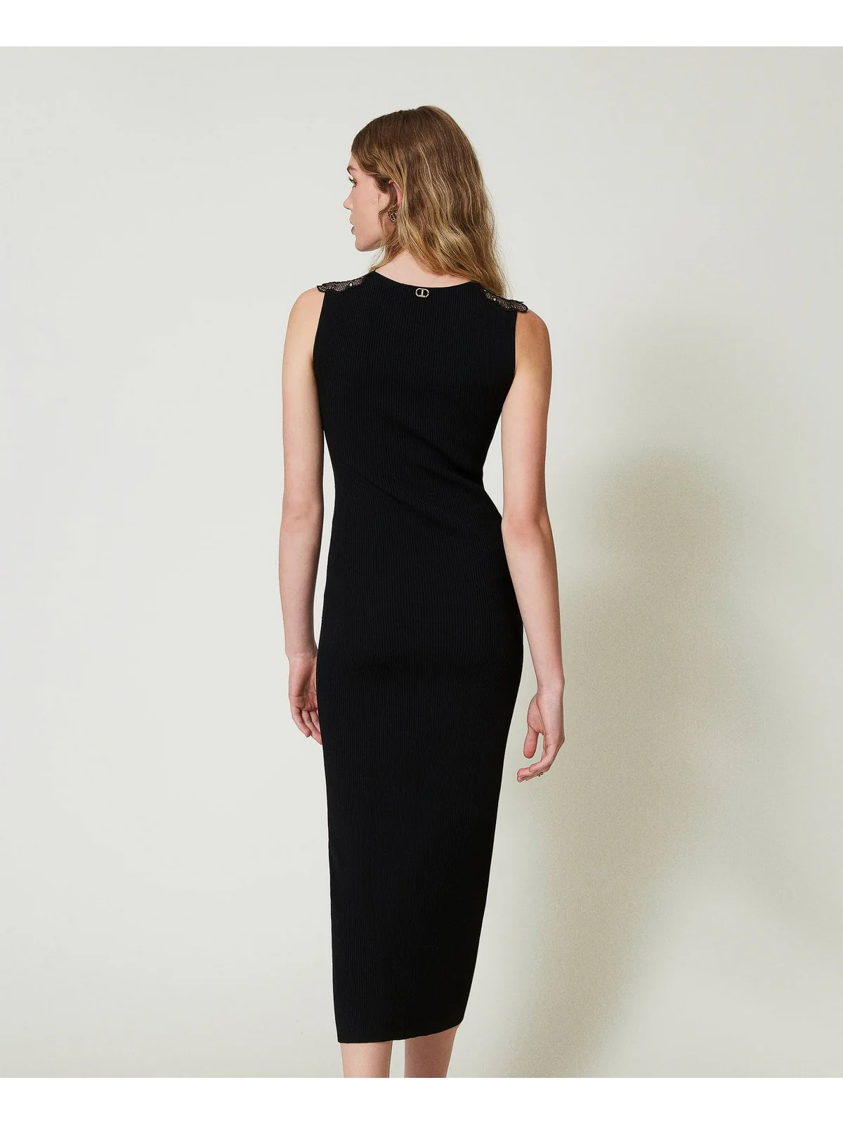 TWINSET Abito Donna  242TP3190 00006 Nero - Image 3