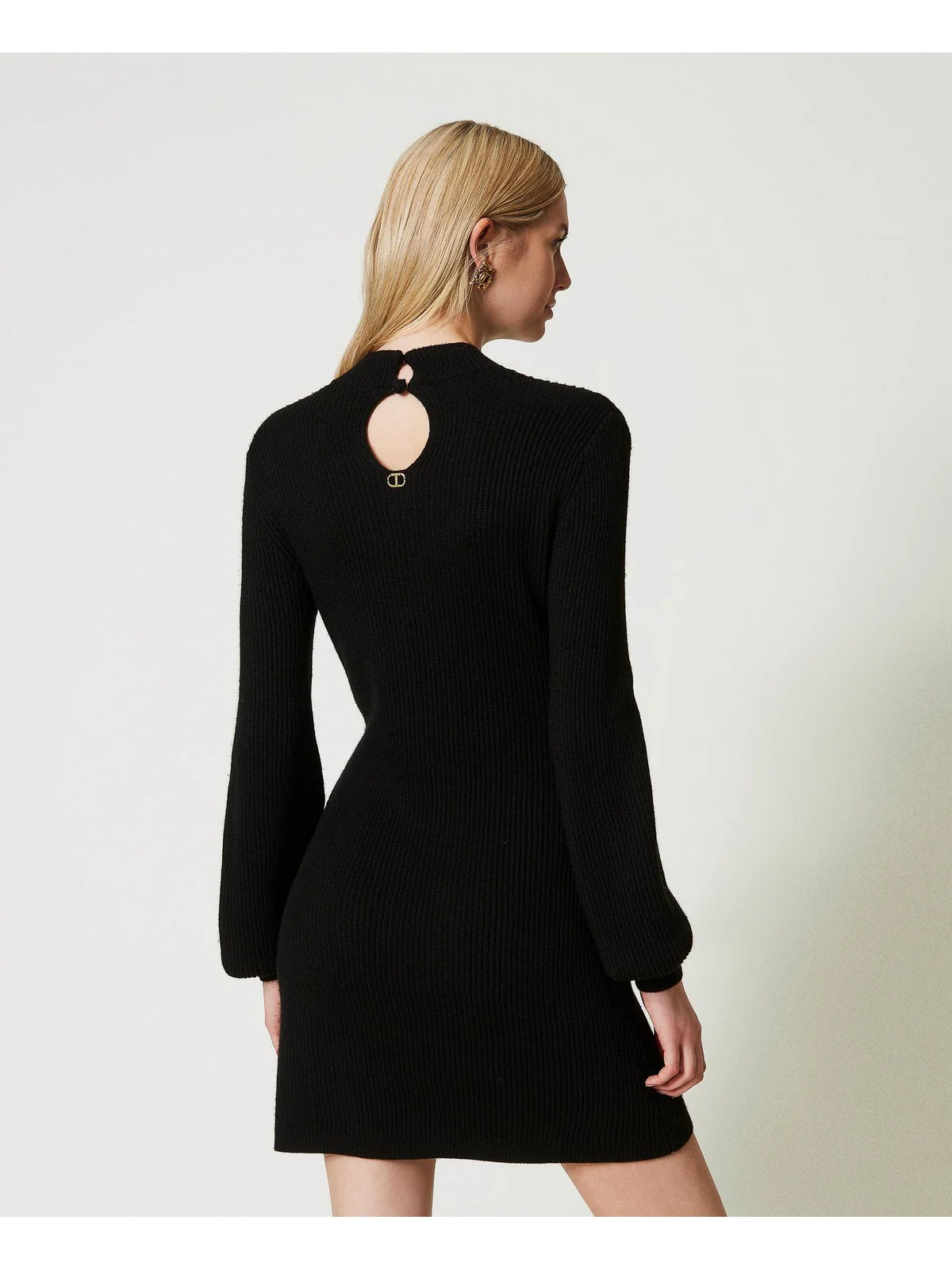 TWINSET Abito Donna  242TP3470 00006 Nero - Image 3