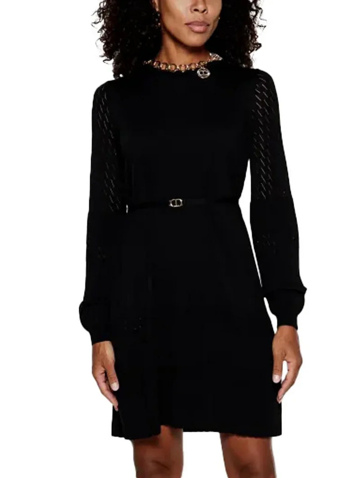 TWINSET Abito Donna  242TP3550 00006 Nero - Image 2