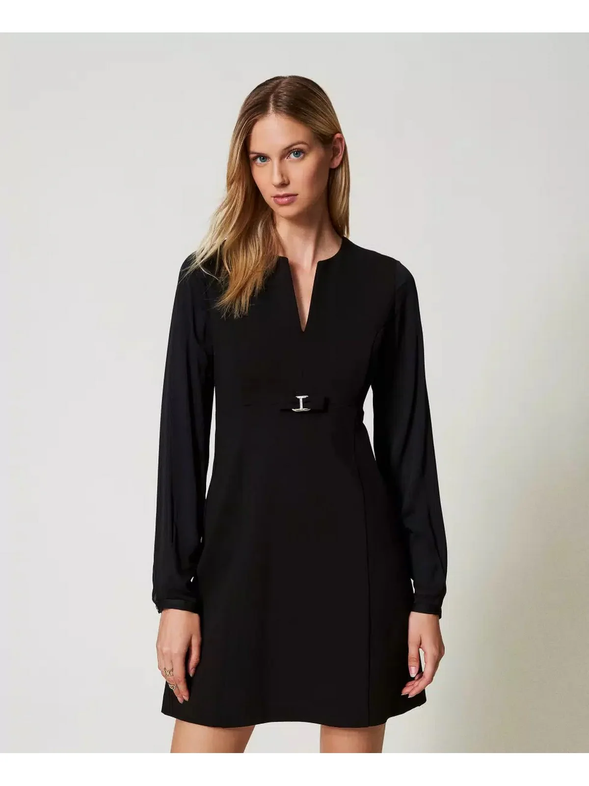 TWINSET Abito Donna  242TT204C 00006 Nero - Image 3