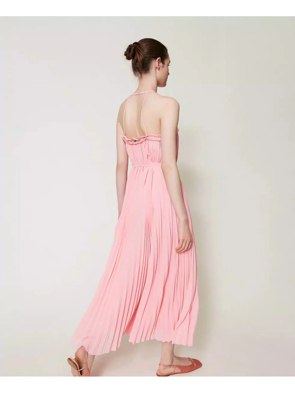 TWINSET Abito Donna  251TP2332 12142 Rosa - Image 2
