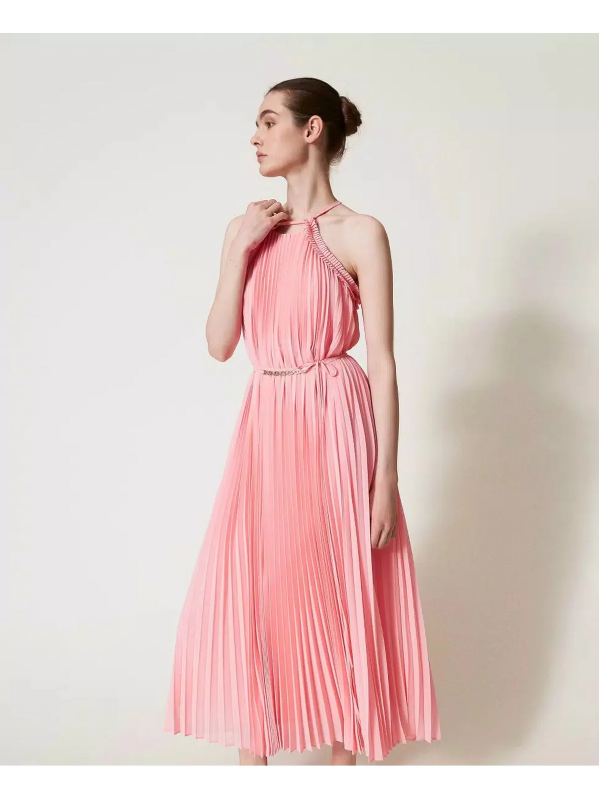 TWINSET Abito Donna  251TP2332 12142 Rosa - Image 6