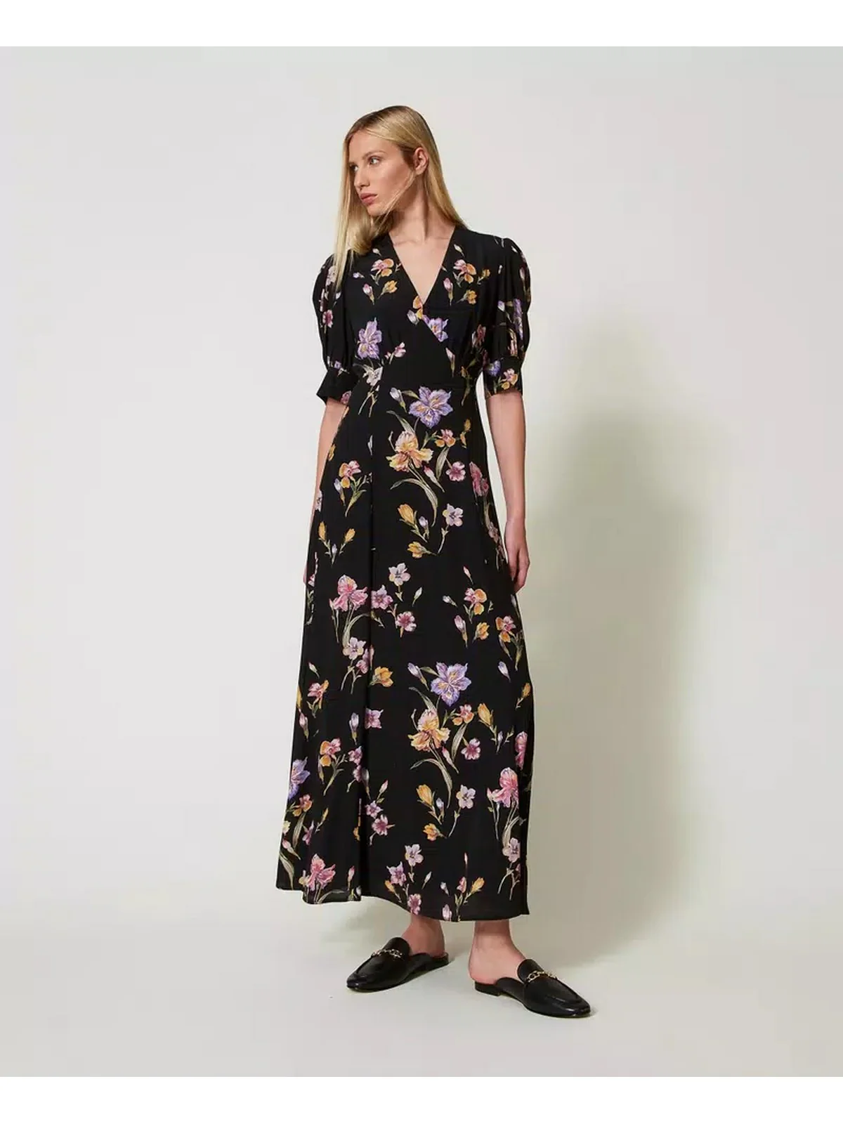 TWINSET Abito Donna  251TP2770 12328 Nero - Image 2