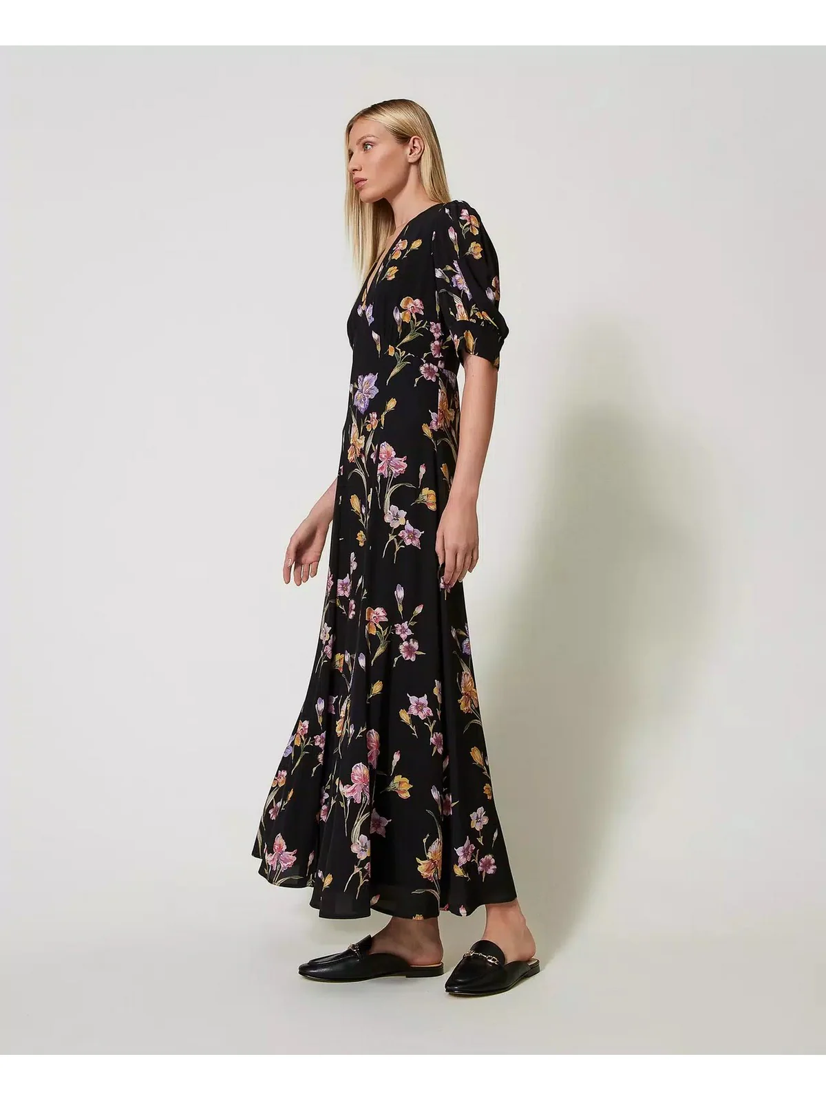 TWINSET Abito Donna  251TP2770 12328 Nero - Image 3