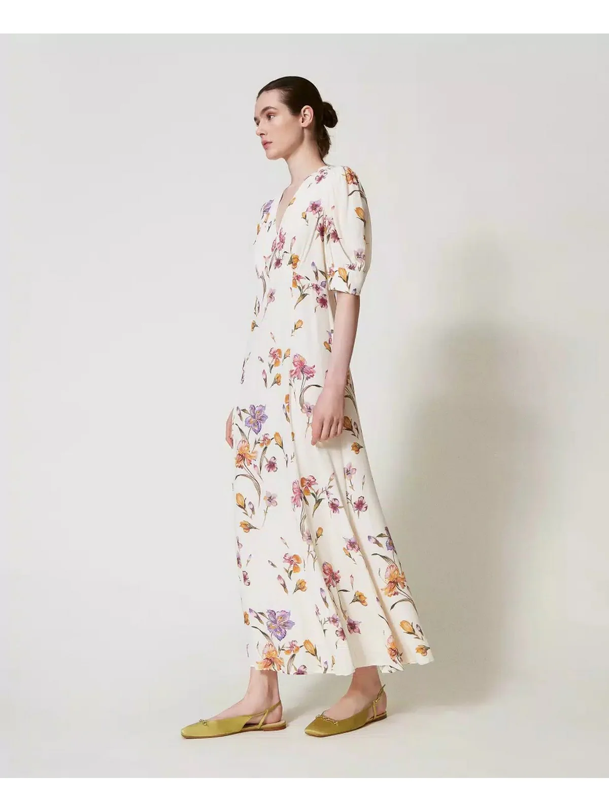 TWINSET Abito Donna  251TP2770 12329 Bianco - Image 3