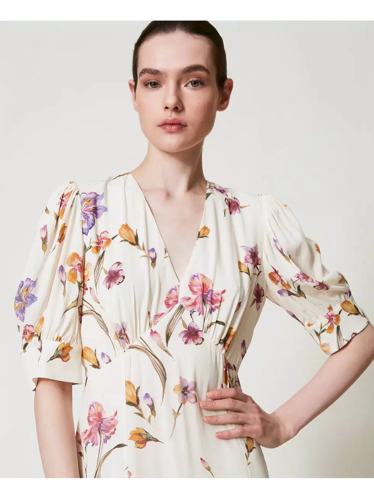 TWINSET Abito Donna  251TP2770 12329 Bianco - Image 5