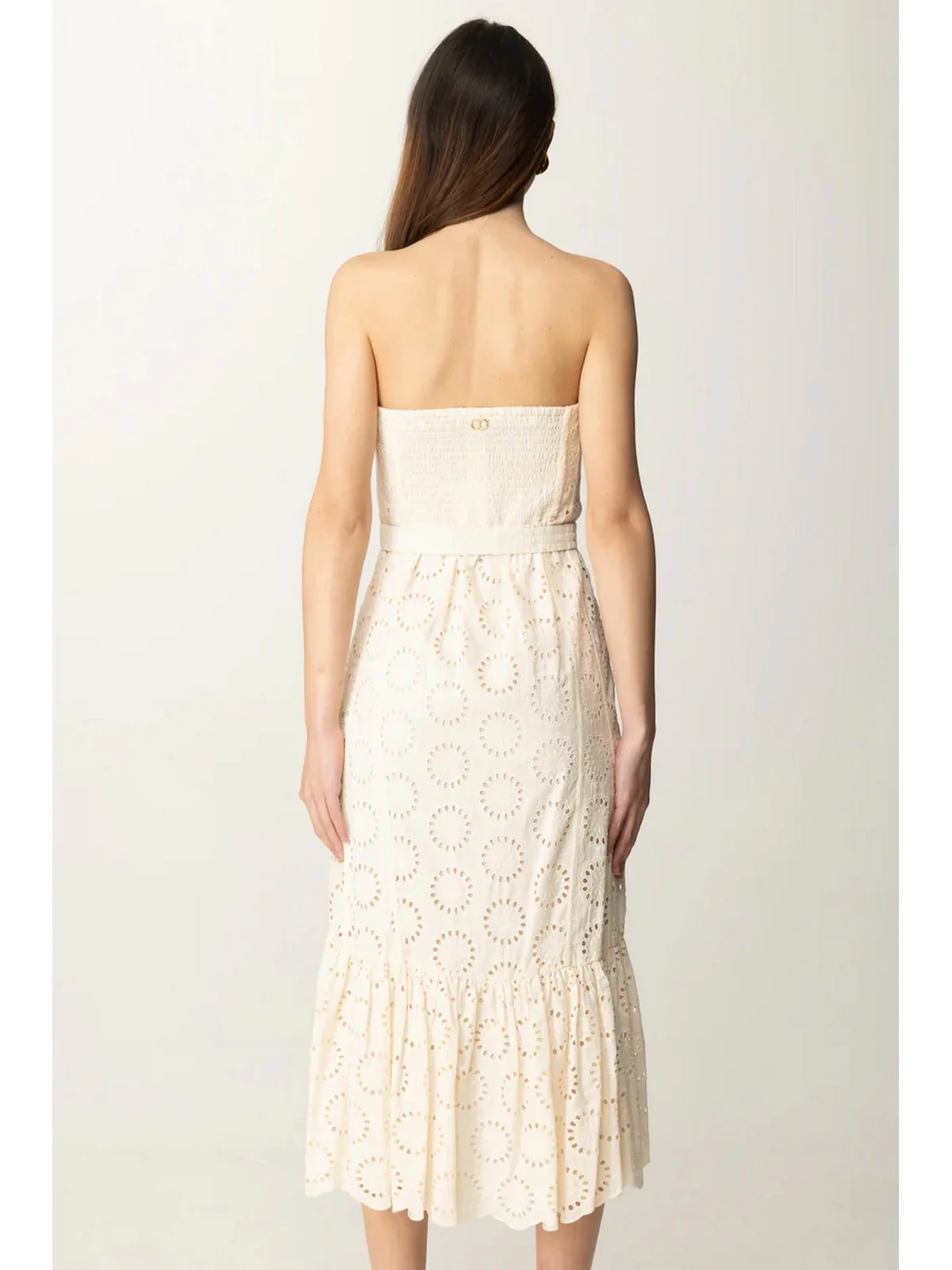 TWINSET Abito Donna  251TT2361 00282 NEVE - Image 4
