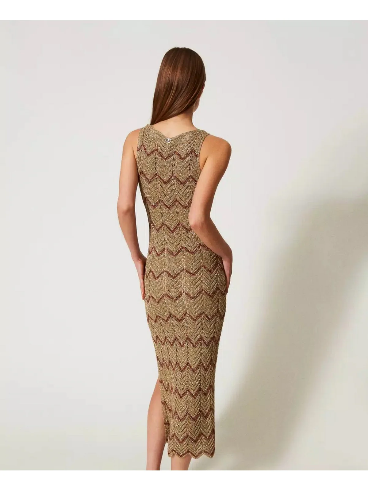 TWINSET Abito Donna  251TT3197 12528 Verde - Image 3