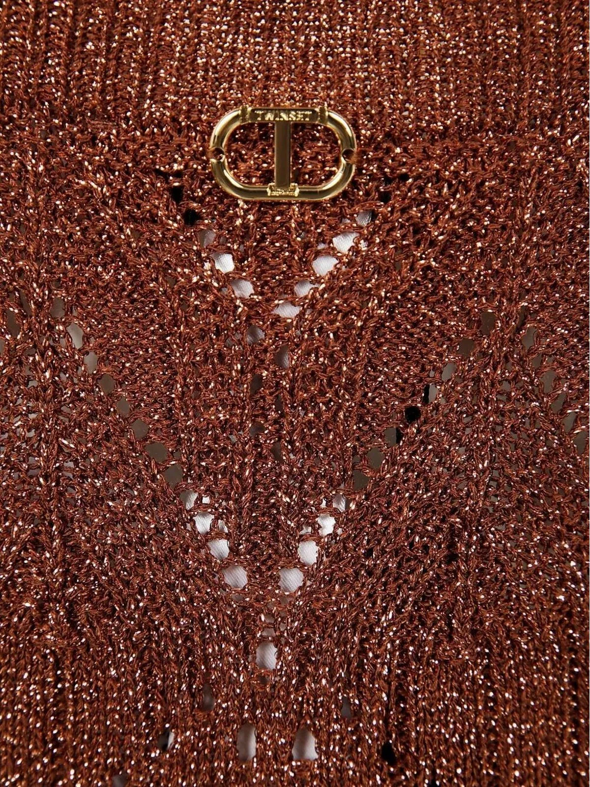TWINSET Abito Donna  251TT3198 12450 Marrone - Image 2