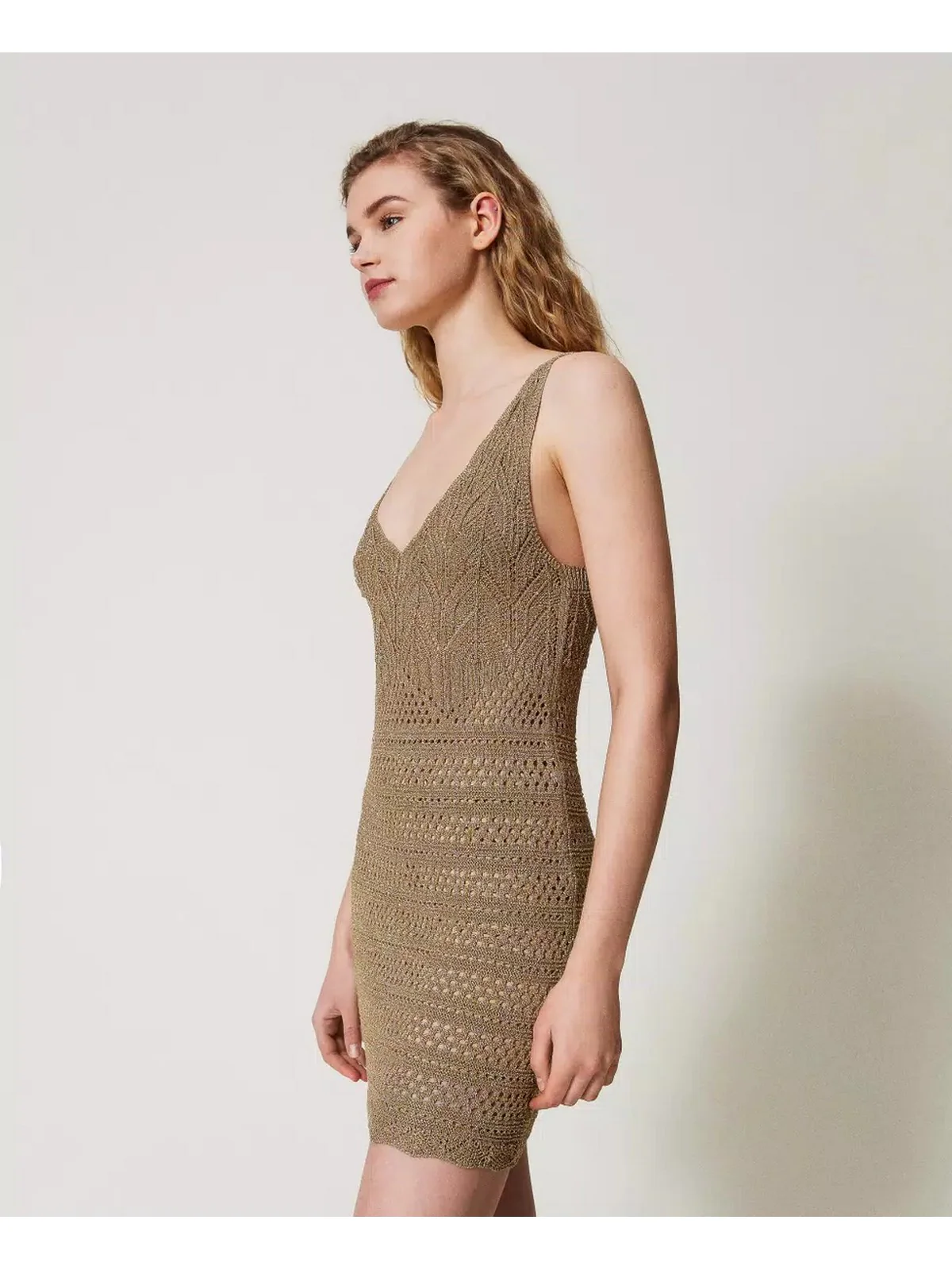 TWINSET Abito Donna  251TT3198 12454 Verde - Image 3