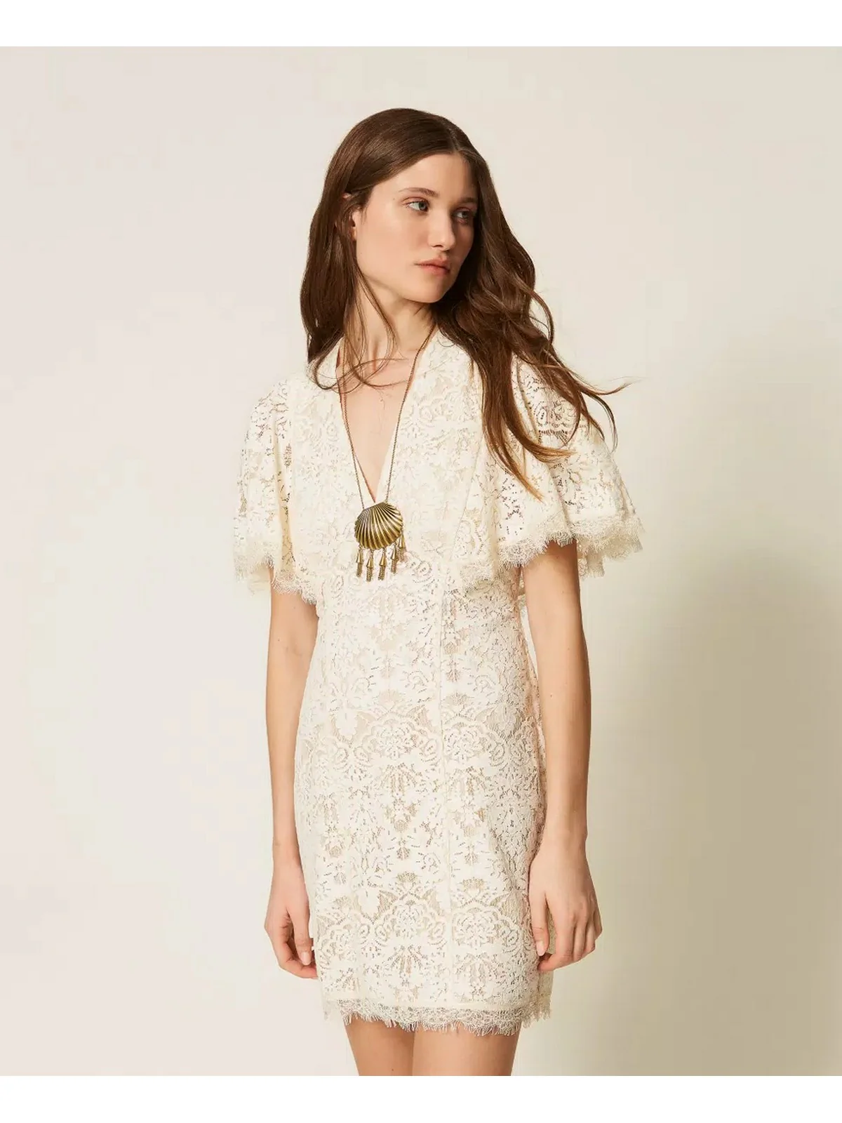 TWINSET Abito Donna  261TT2311 00059 MADREPERLA - Image 3