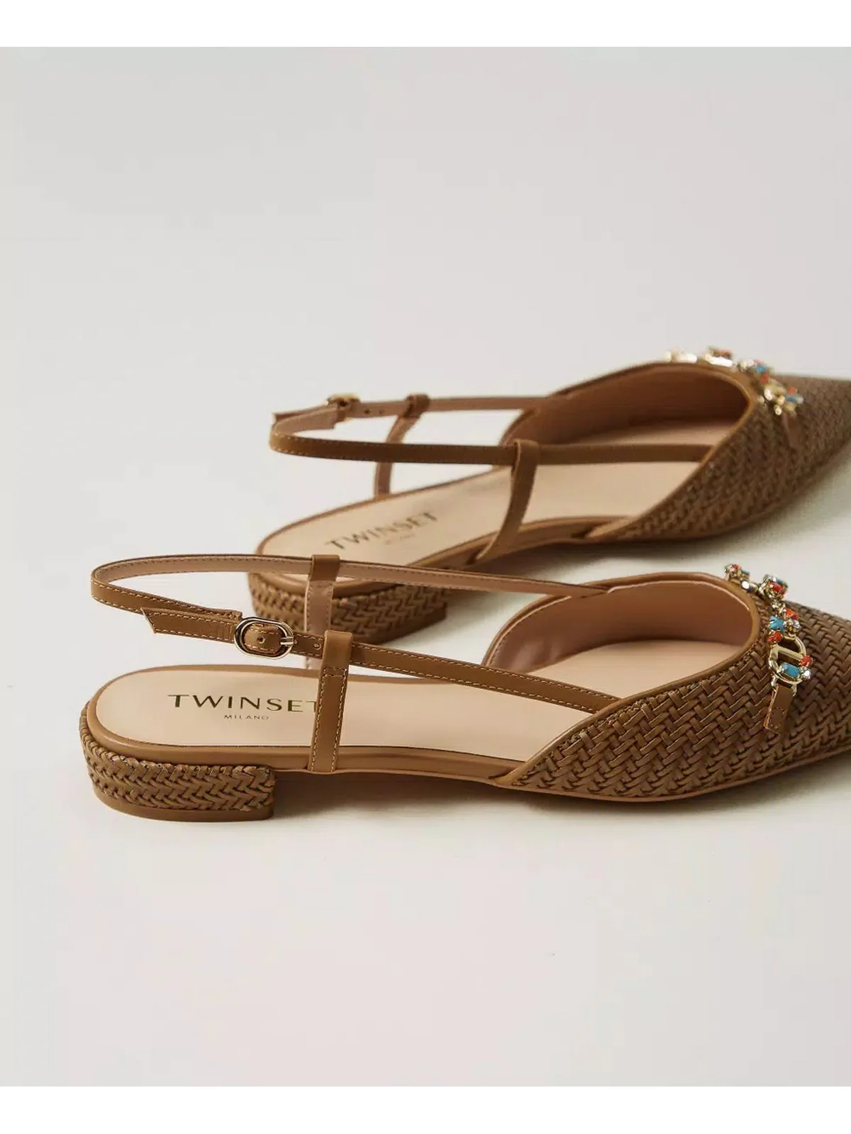 TWINSET Ballerina Donna  251TGT052 00497 Bianco - Image 3