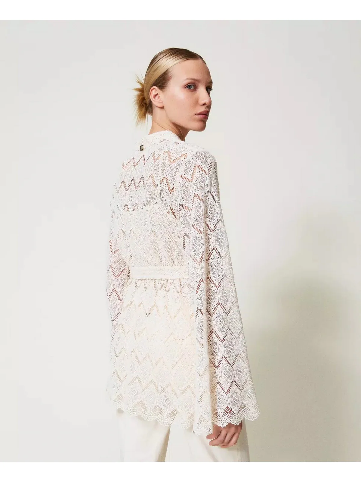 TWINSET Blusa Donna  251TP2406 12140 Beige - Image 5
