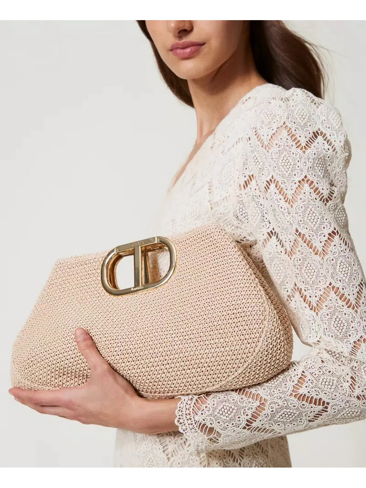TWINSET Borsa Donna 251TB7241 00193 Beige - Image 2