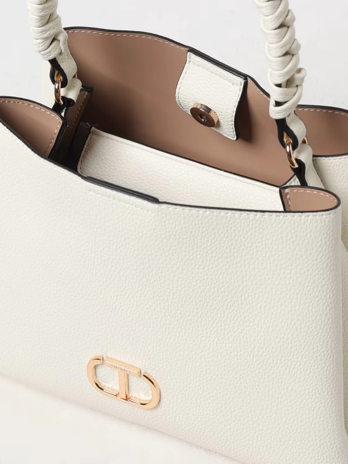 TWINSET Borsa Donna  251TD8063 00282 Bianco - Image 3