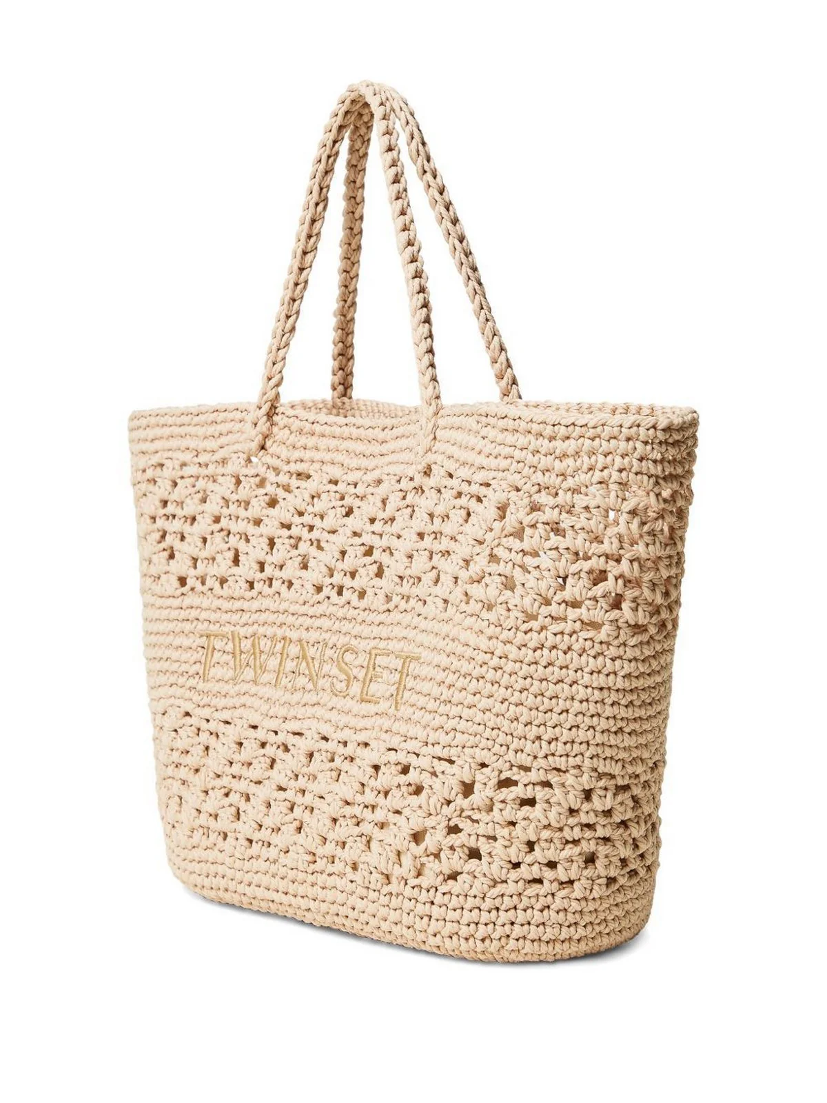 TWINSET Borsa Donna  251TD8110 00497 Beige - Image 3