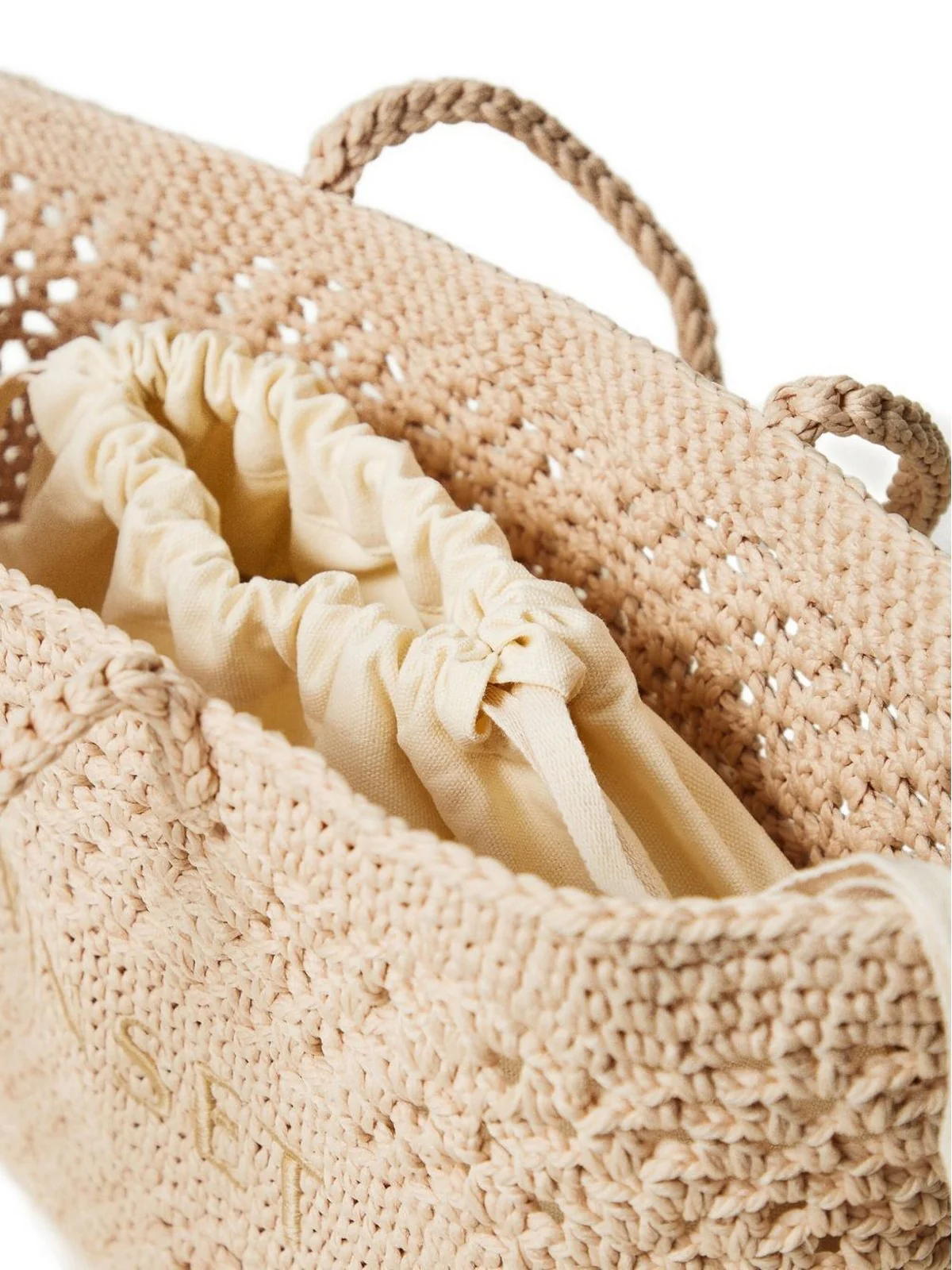 TWINSET Borsa Donna  251TD8110 00497 Beige - Image 4