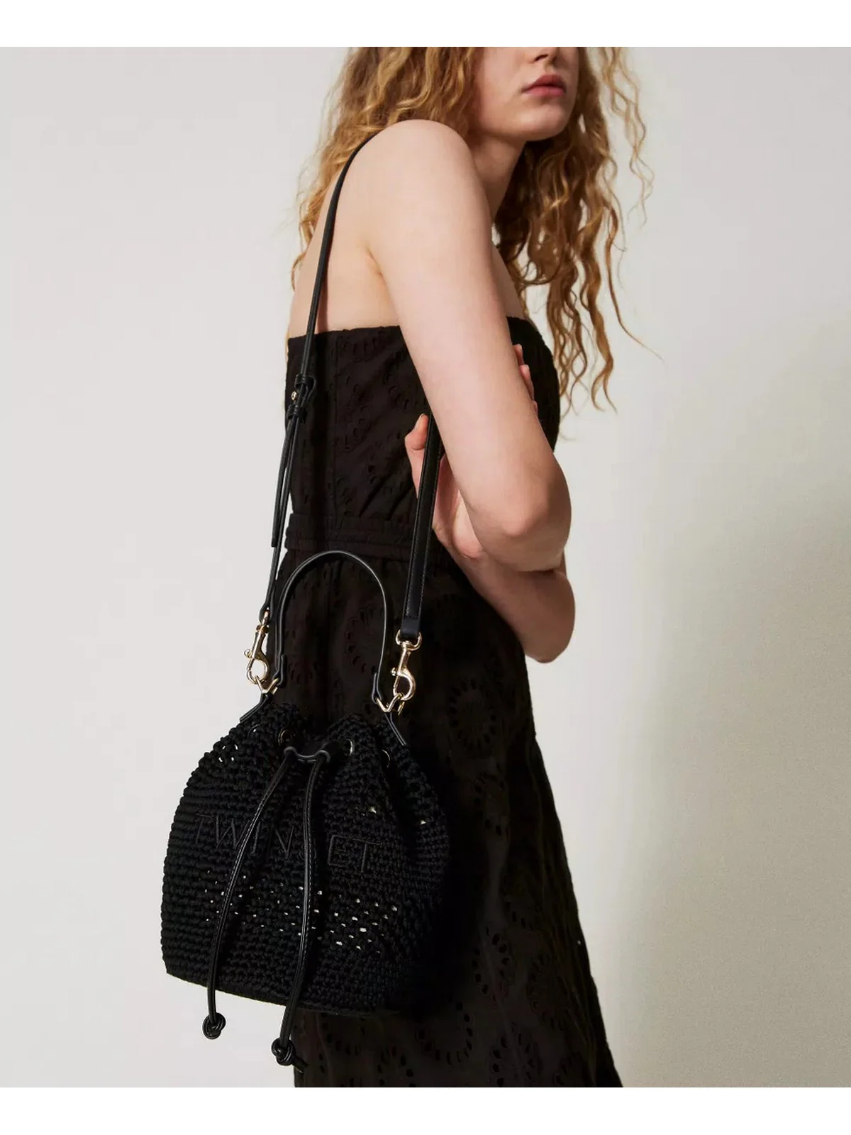 TWINSET Borsa Donna  251TD8111 00006 Nero - Image 2