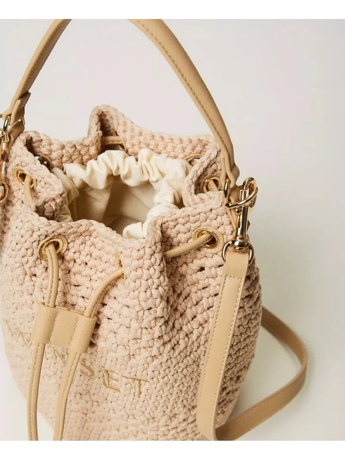 TWINSET Borsa Donna  251TD8111 00497 Beige - Image 4