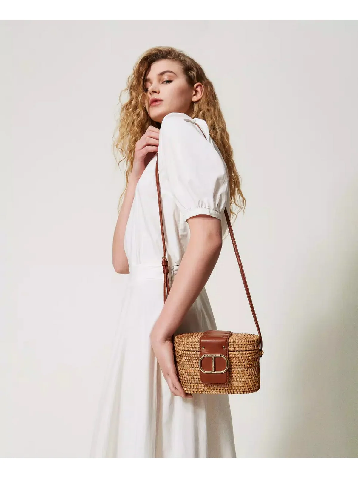 TWINSET Borsa Donna  251TD8150 00193 Beige - Image 2