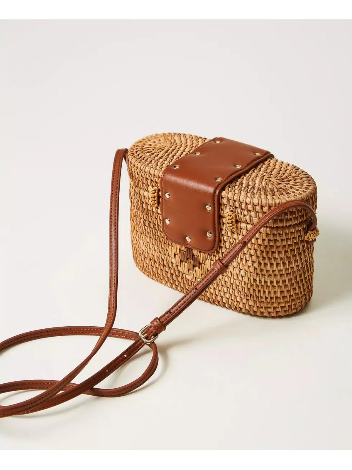 TWINSET Borsa Donna  251TD8150 00193 Beige - Image 4