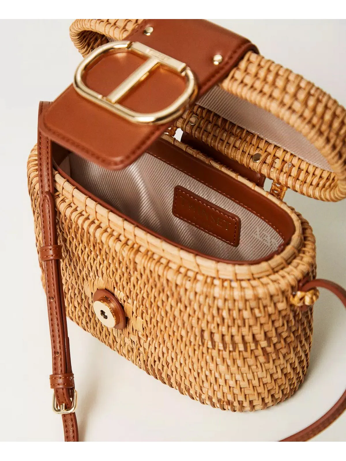 TWINSET Borsa Donna  251TD8150 00193 Beige - Image 5