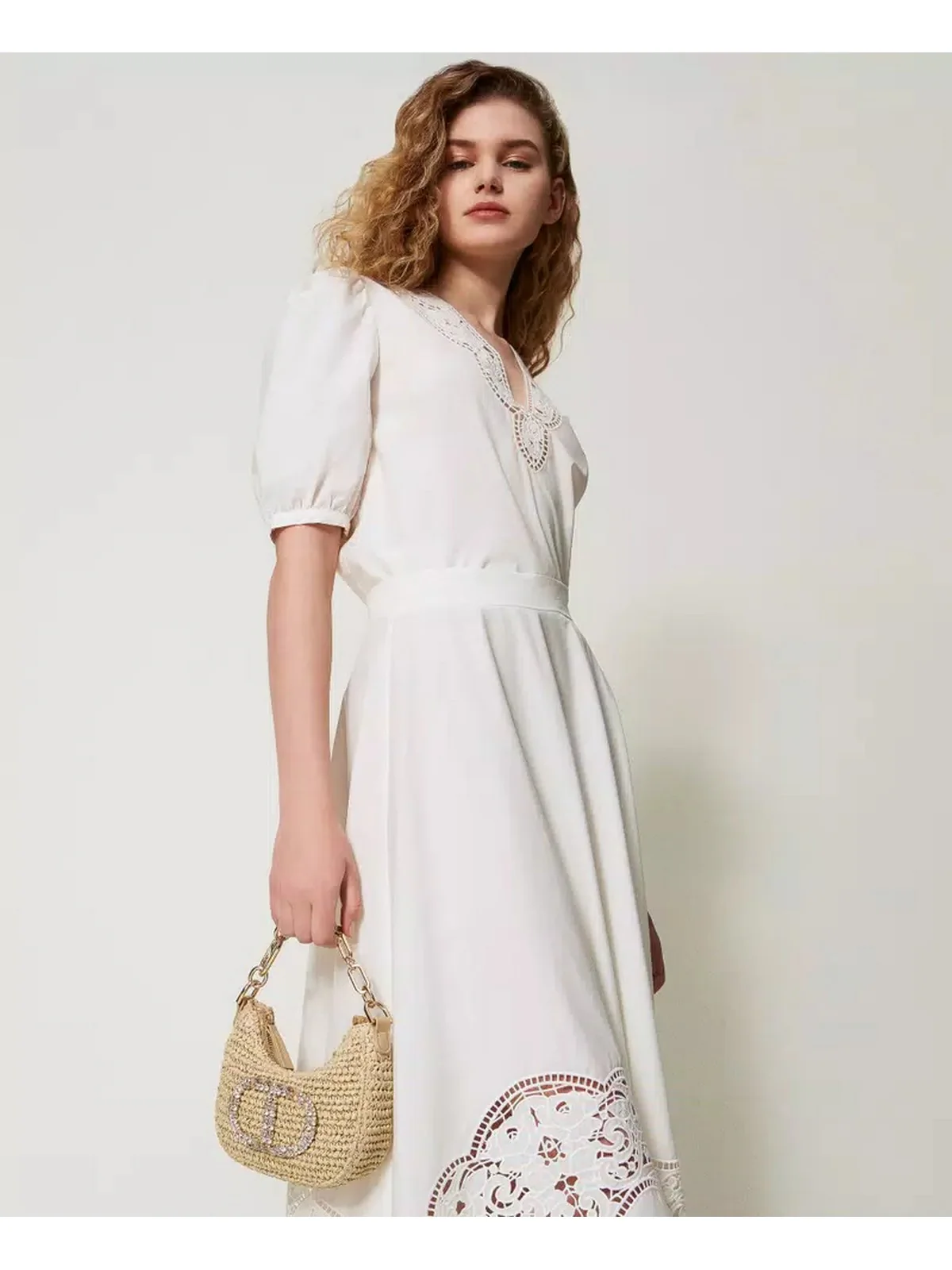 TWINSET Borsa Donna  251TD8241 00193 Beige - Image 2