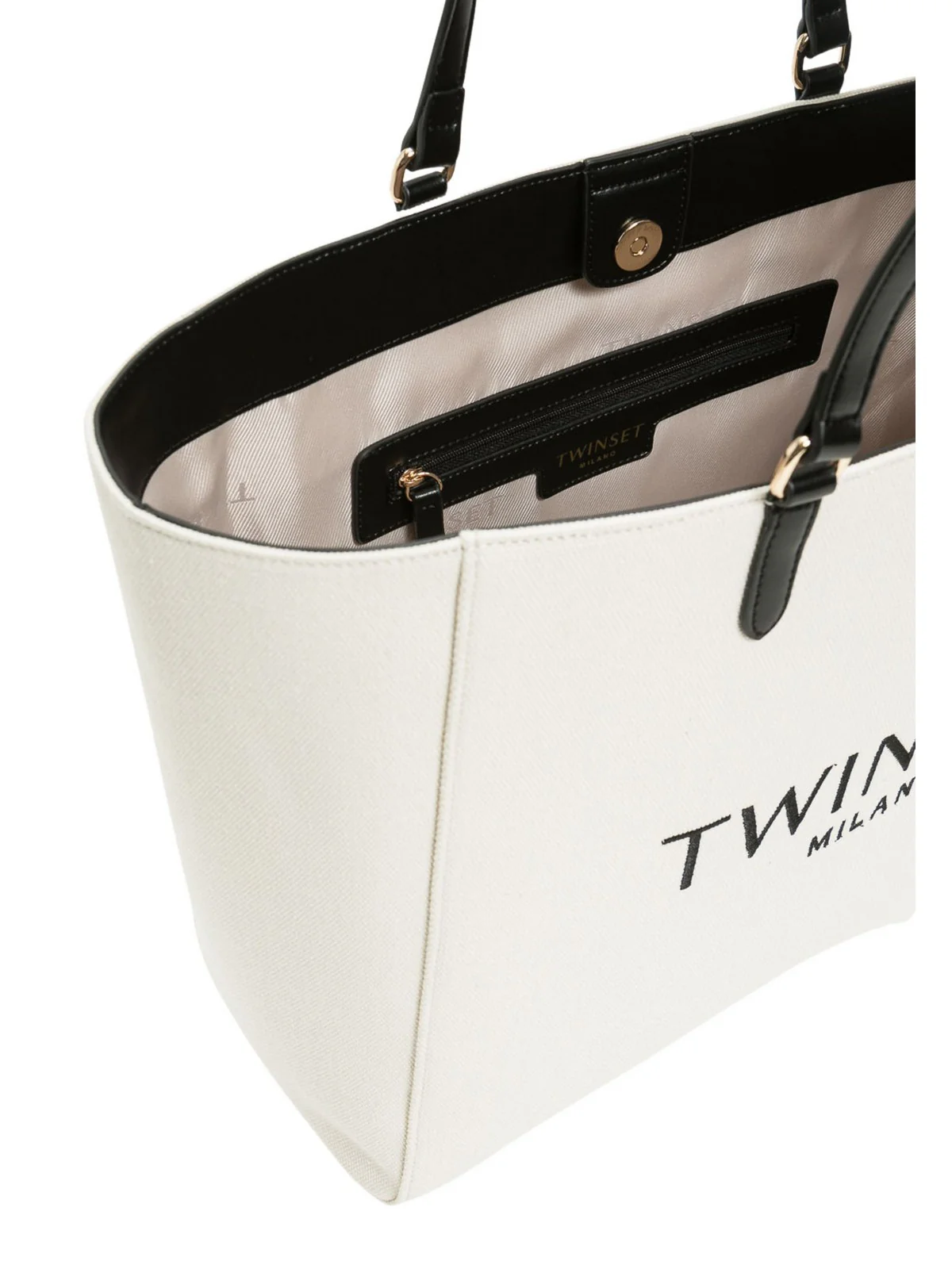 TWINSET Borsa Donna  251TD8270 00497 Beige - Image 3