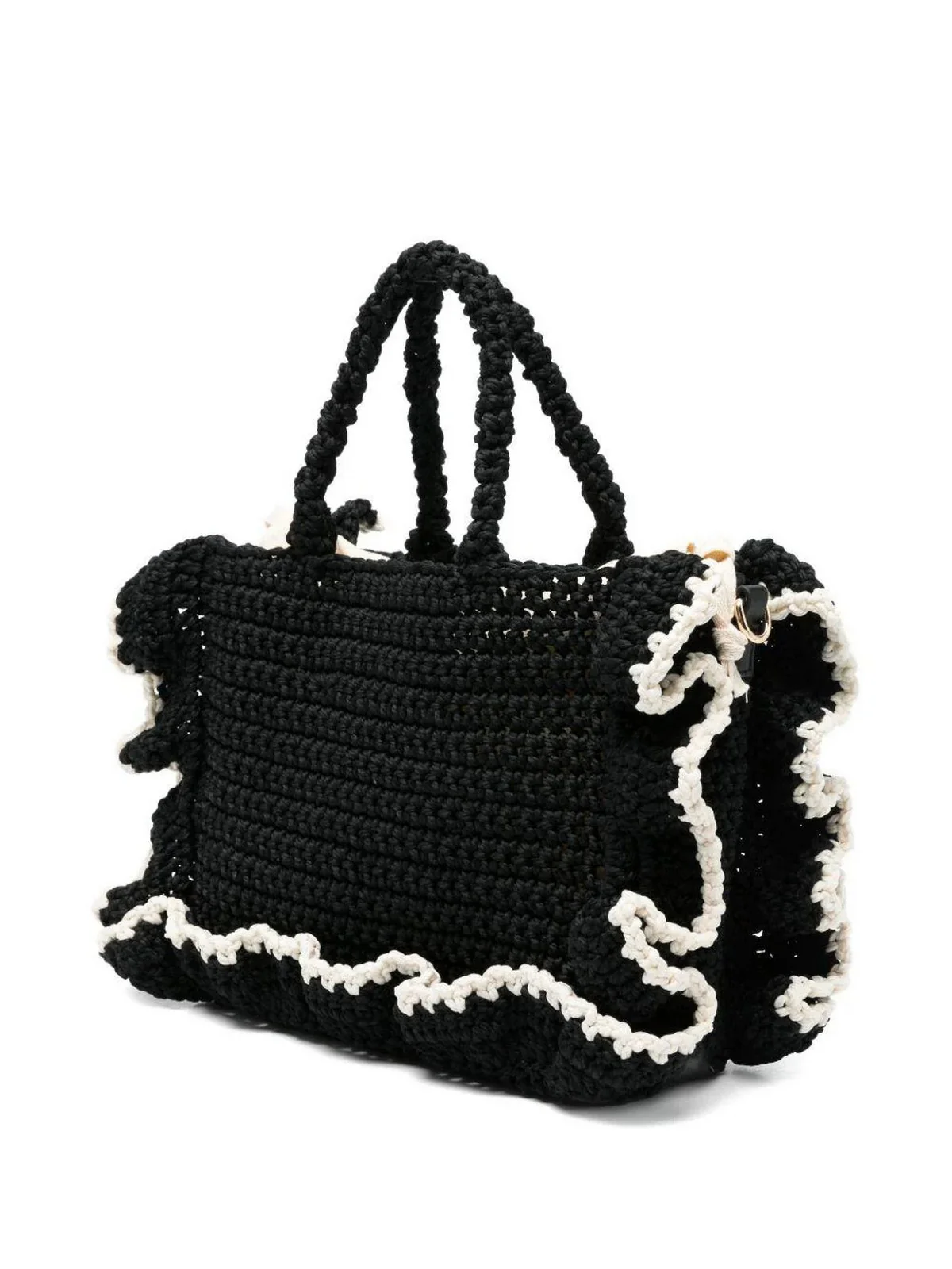 TWINSET Borsa Donna  261TD8291 06571 BIC.NERO/MADREPERLA - Image 4