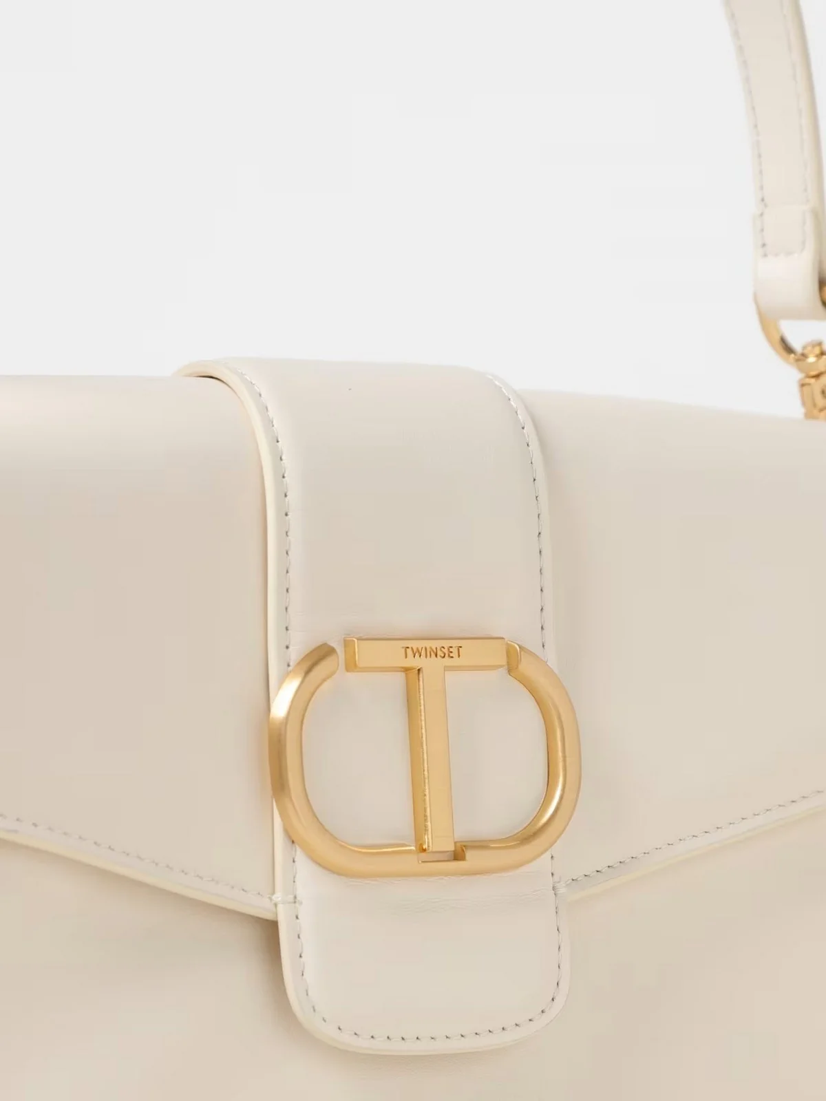 TWINSET Borsa Donna AMIE LEATHER 242TB7090 11748 Bianco - Image 3
