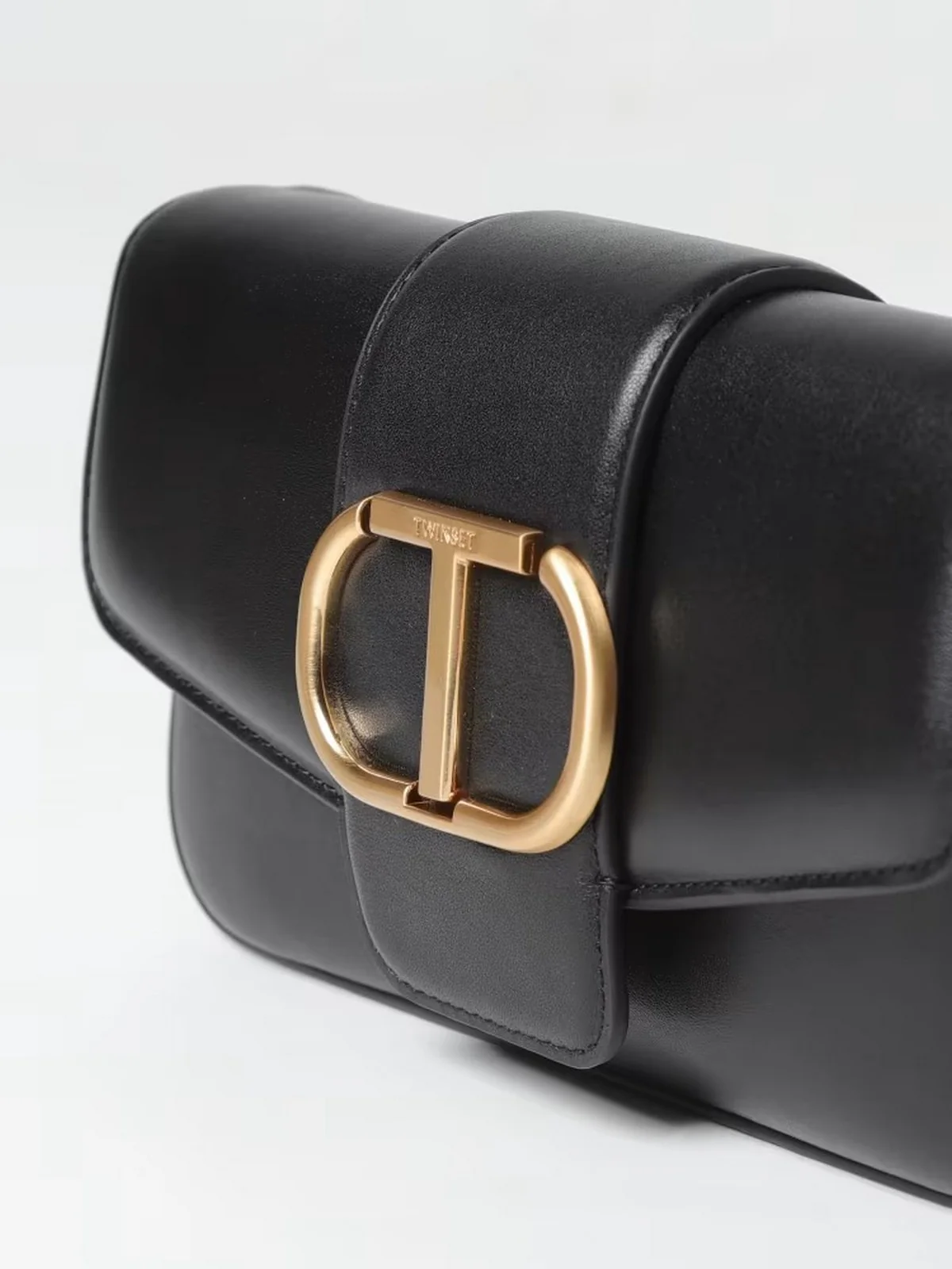 TWINSET Borsa Donna AMIE LEATHER 242TB7091 00006 Nero - Image 3