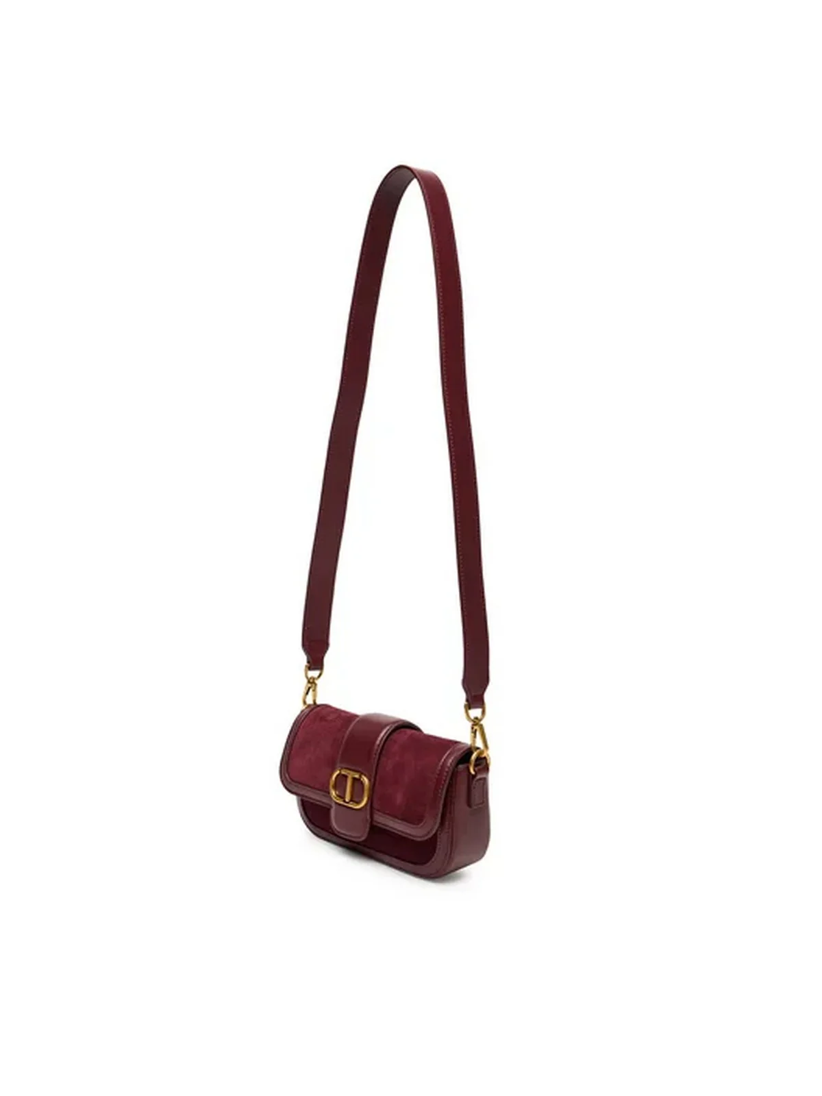 TWINSET Borsa Donna AMIE LEATHER 252TD8371 12635 PURPLE EDEN - Image 3