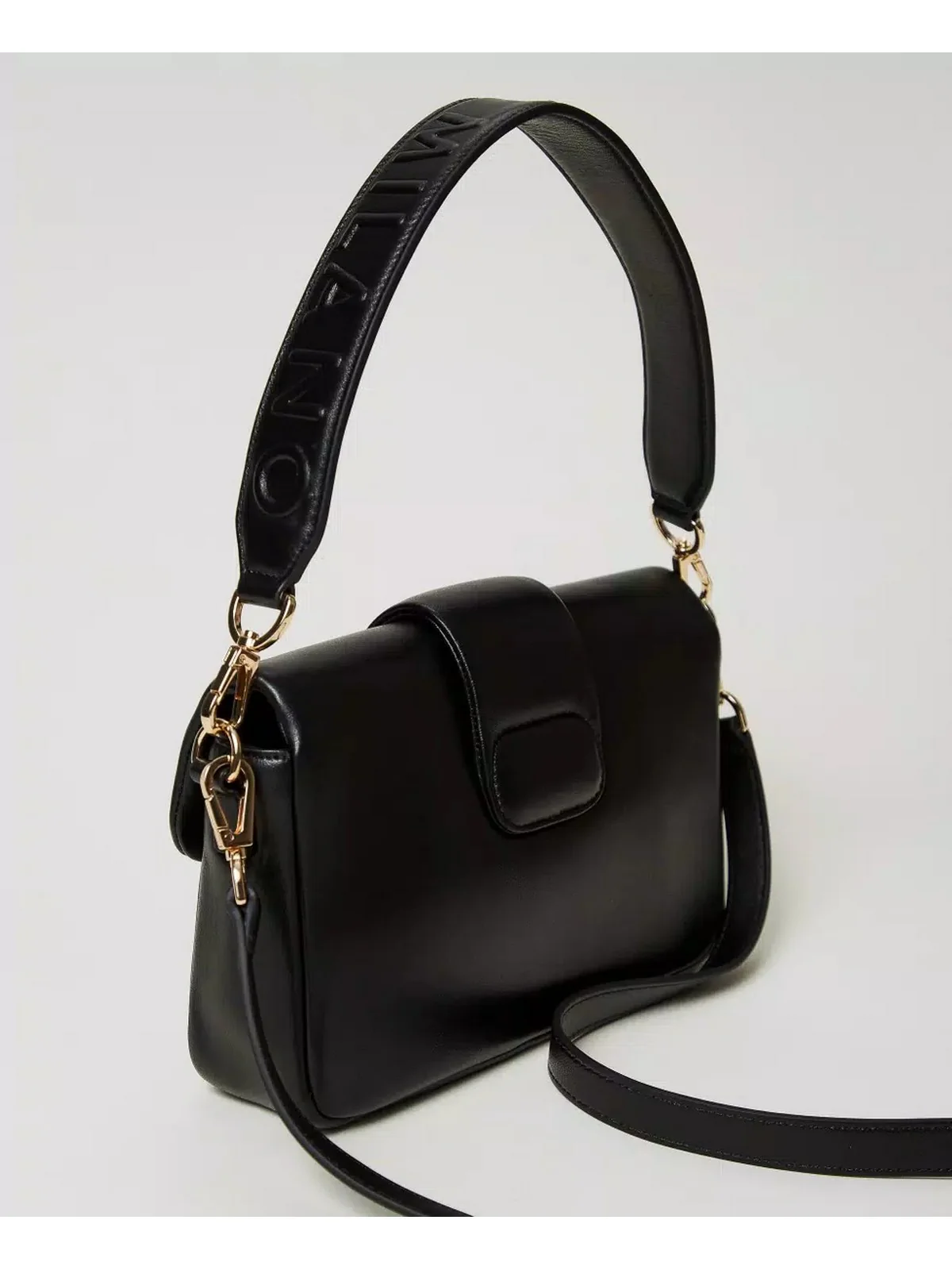TWINSET Borsa Donna AMIE SOFT LEATHER 242TD8010 00006 Nero - Image 4