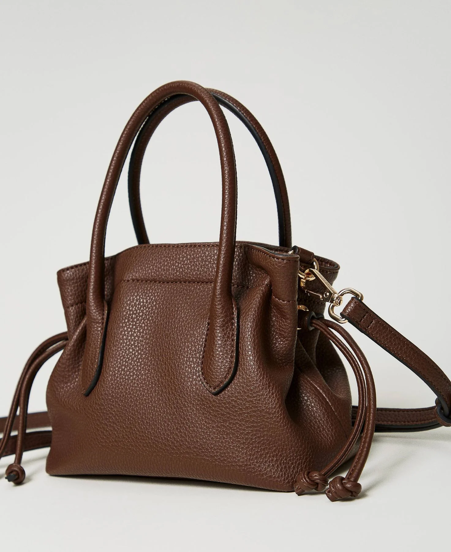 TWINSET Borsa Donna DRAWSTRING 242TD8231 11946 Marrone - Image 2