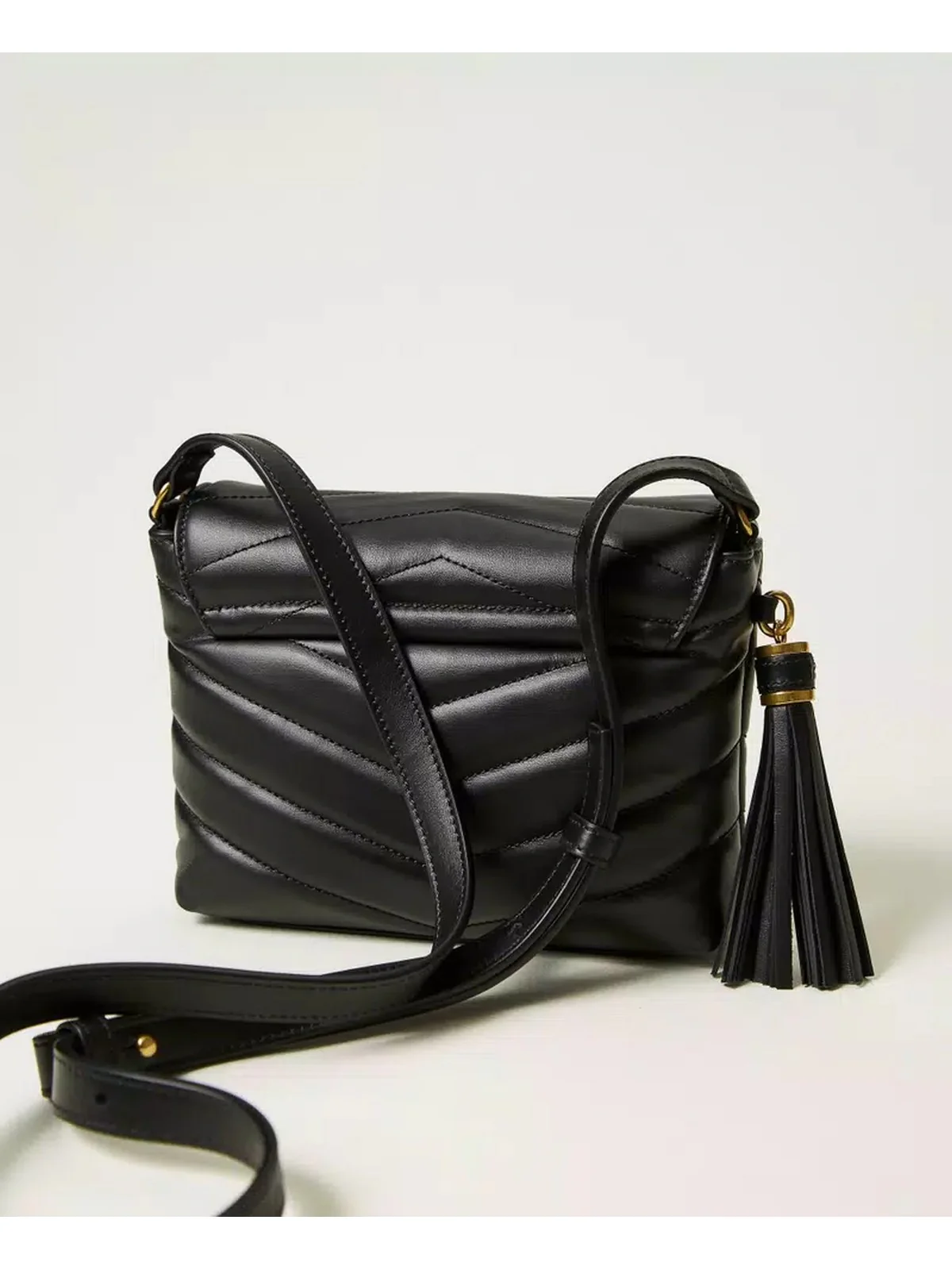TWINSET Borsa Donna DREAMY LEATHER 242TB7191 00006 Nero - Image 4