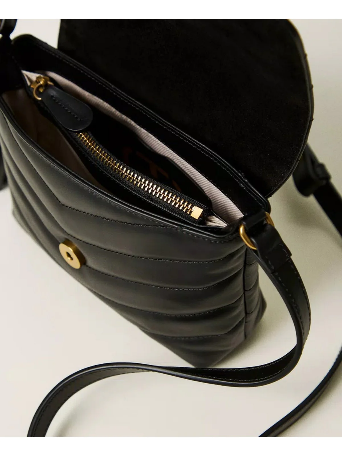 TWINSET Borsa Donna DREAMY LEATHER 242TB7191 00006 Nero - Image 5