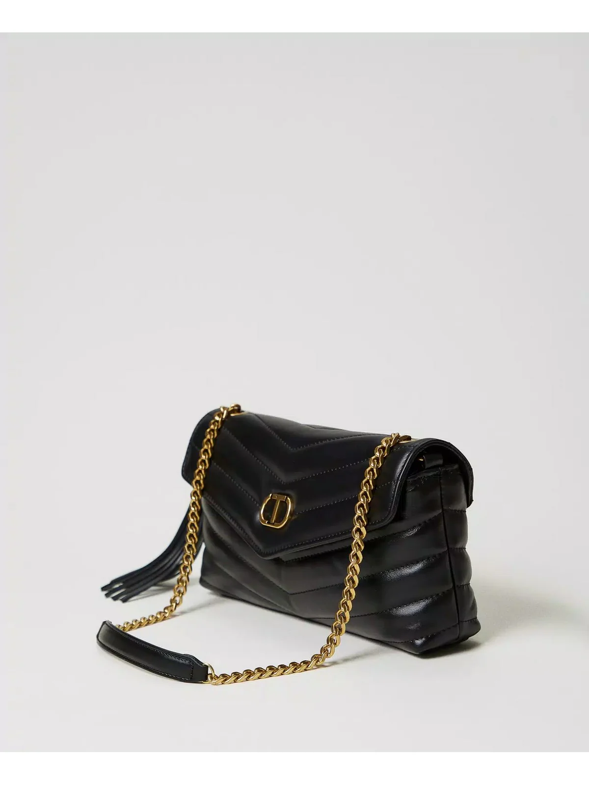TWINSET Borsa Donna DREAMY LEATHER 242TB7192 00006 Nero - Image 3