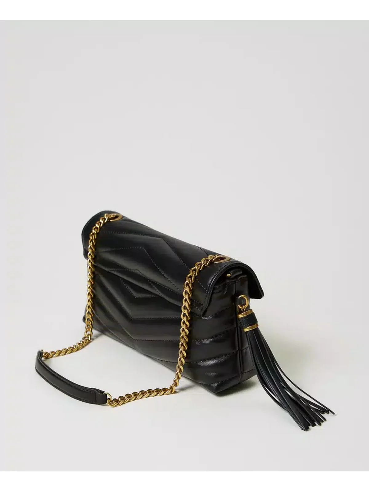 TWINSET Borsa Donna DREAMY LEATHER 242TB7192 00006 Nero - Image 4