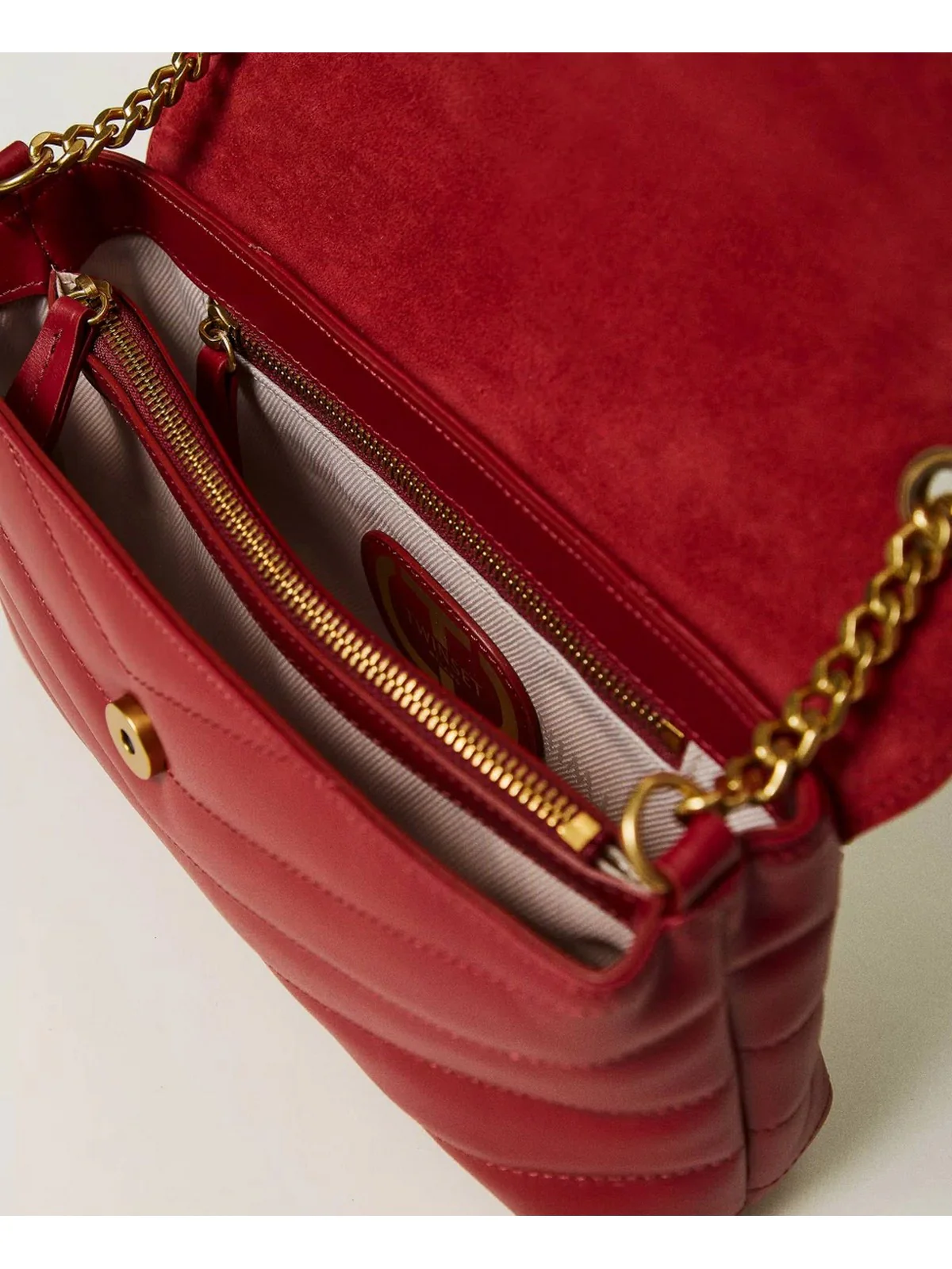 TWINSET Borsa Donna DREAMY LEATHER 242TB7192 00020 Rosso - Image 3