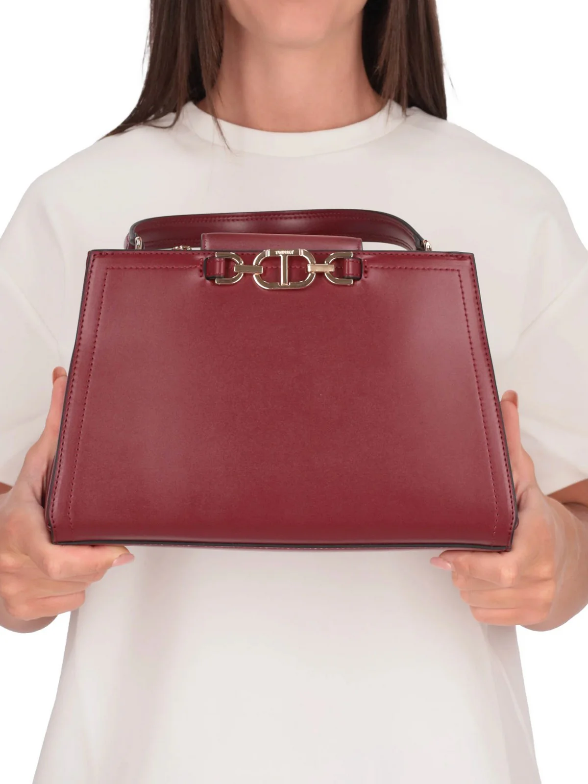 TWINSET Borsa Donna FIRST CLASS 252TB7303 05609 WINETASTING - Image 3