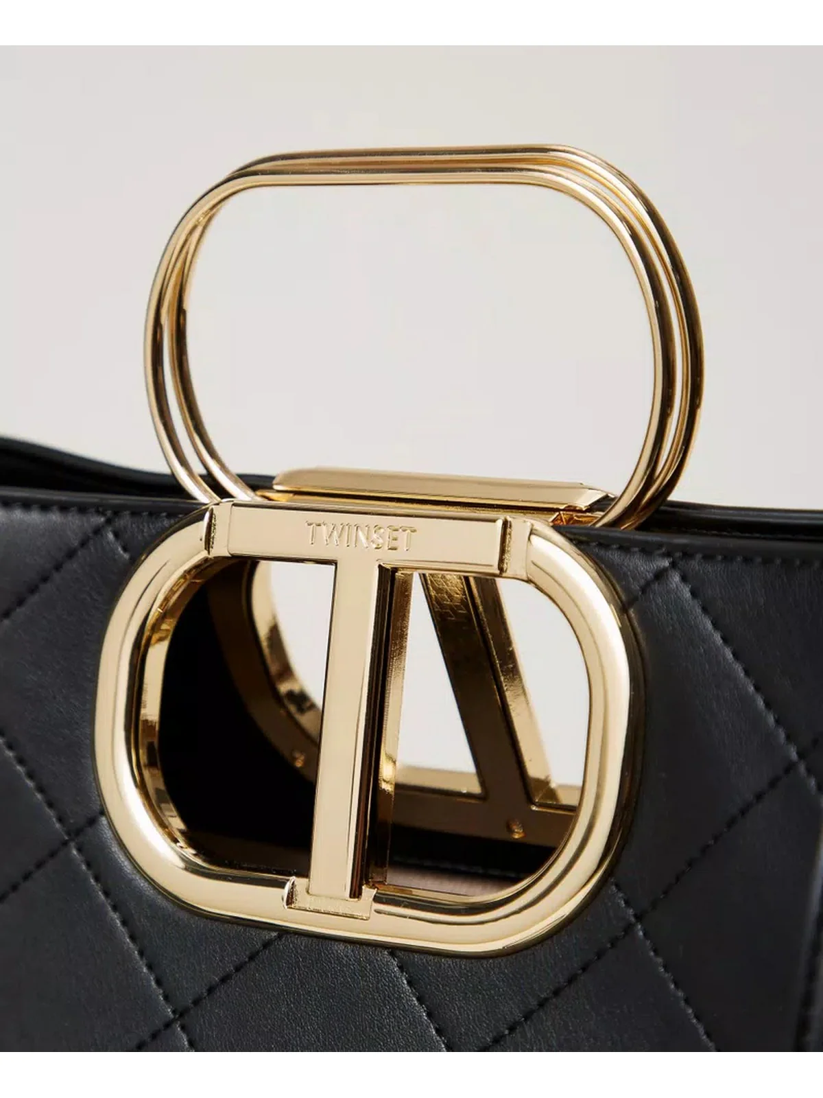 TWINSET Borsa Donna Lila 242TD8160 00006 Nero - Image 5