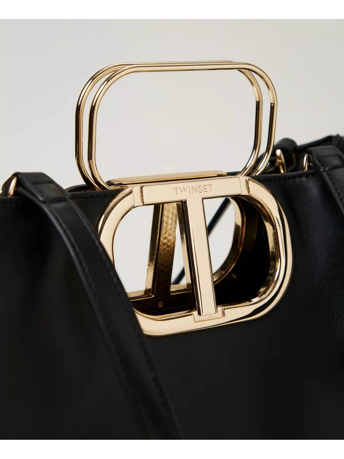 TWINSET Borsa Donna Lila 242TD8161 00006 Nero - Image 4