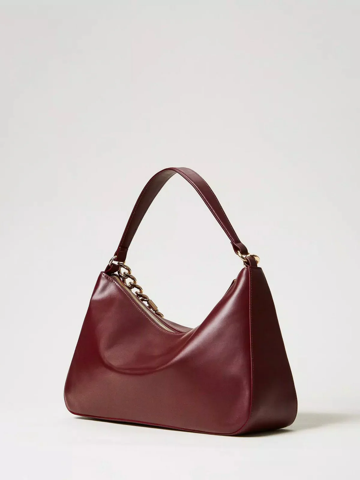 TWINSET Borsa Donna LILIANE LEATHER 252TB7161 05609 WINETASTING - Image 4