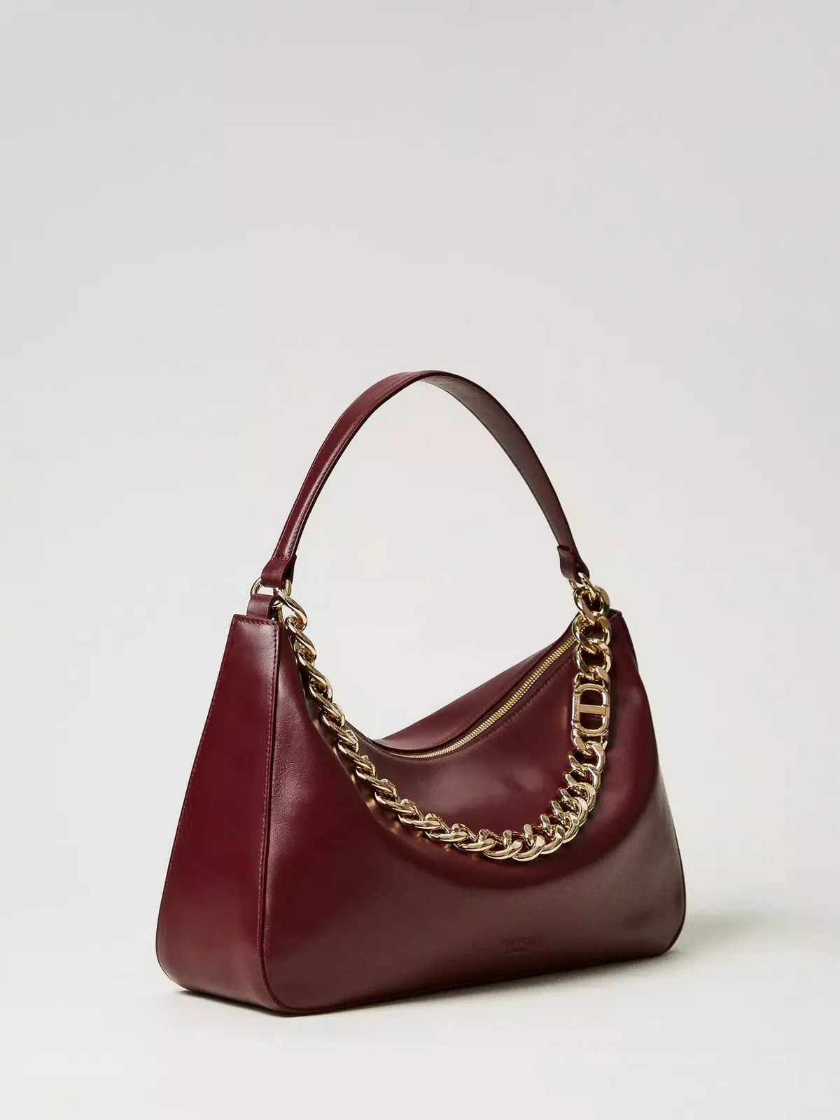 TWINSET Borsa Donna LILIANE LEATHER 252TB7161 05609 WINETASTING - Image 5