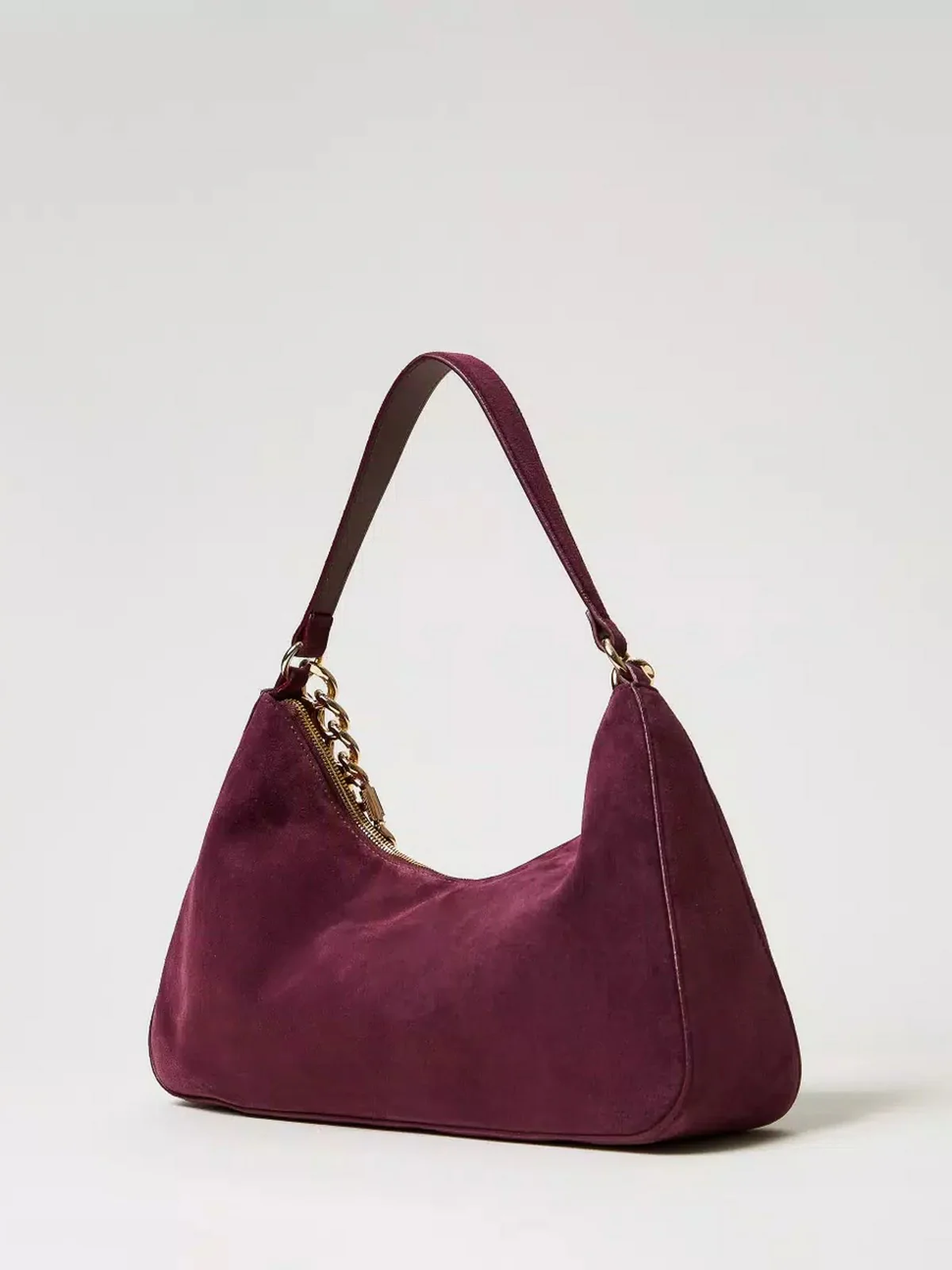 TWINSET Borsa Donna LILIANE LEATHER 252TB7162 05609 WINETASTING - Image 4