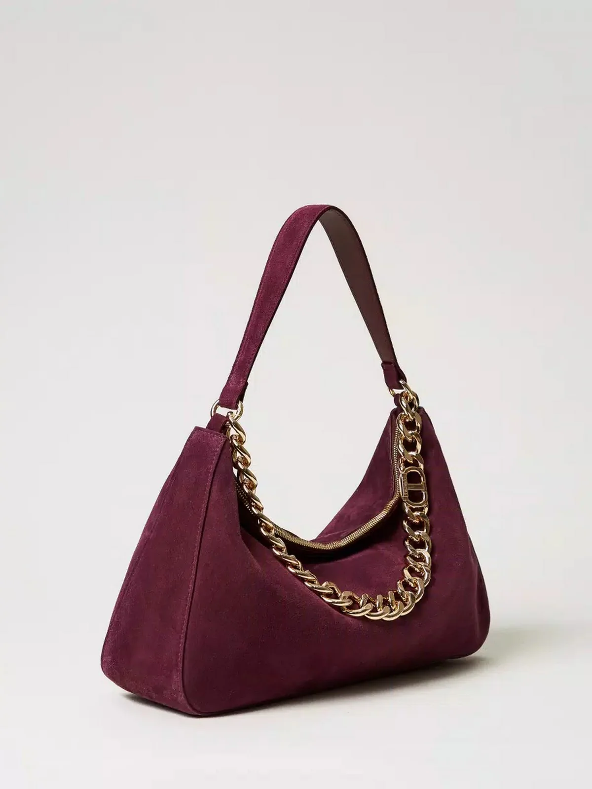 TWINSET Borsa Donna LILIANE LEATHER 252TB7162 05609 WINETASTING - Image 5