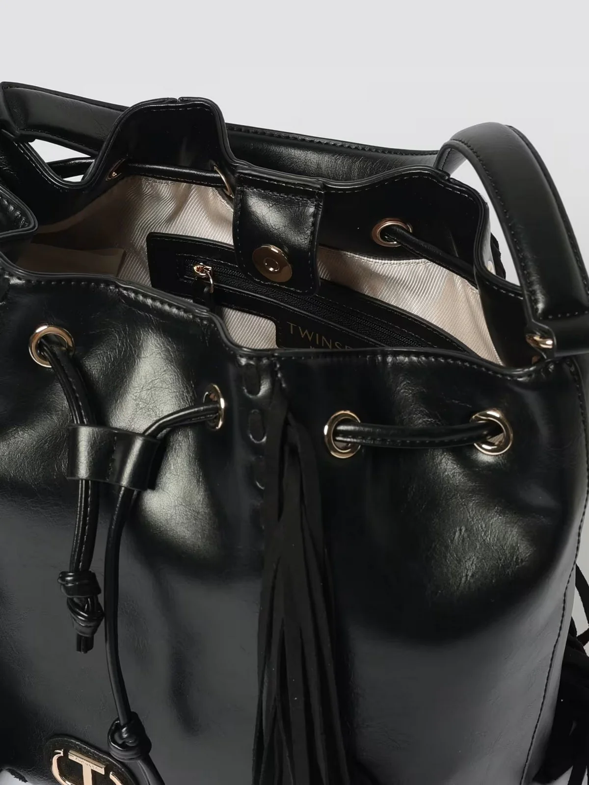 TWINSET Borsa Donna MELROSE 252TB7120 00006 Nero - Image 3