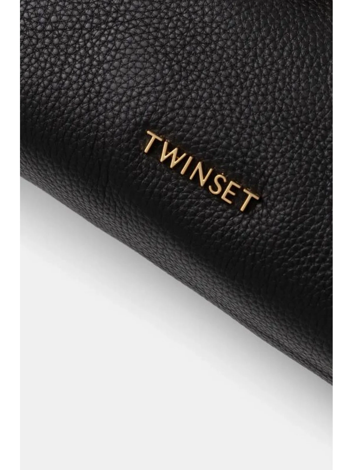 TWINSET Borsa Donna MILANO LEATHER 242TD8373 00006 Nero - Image 3
