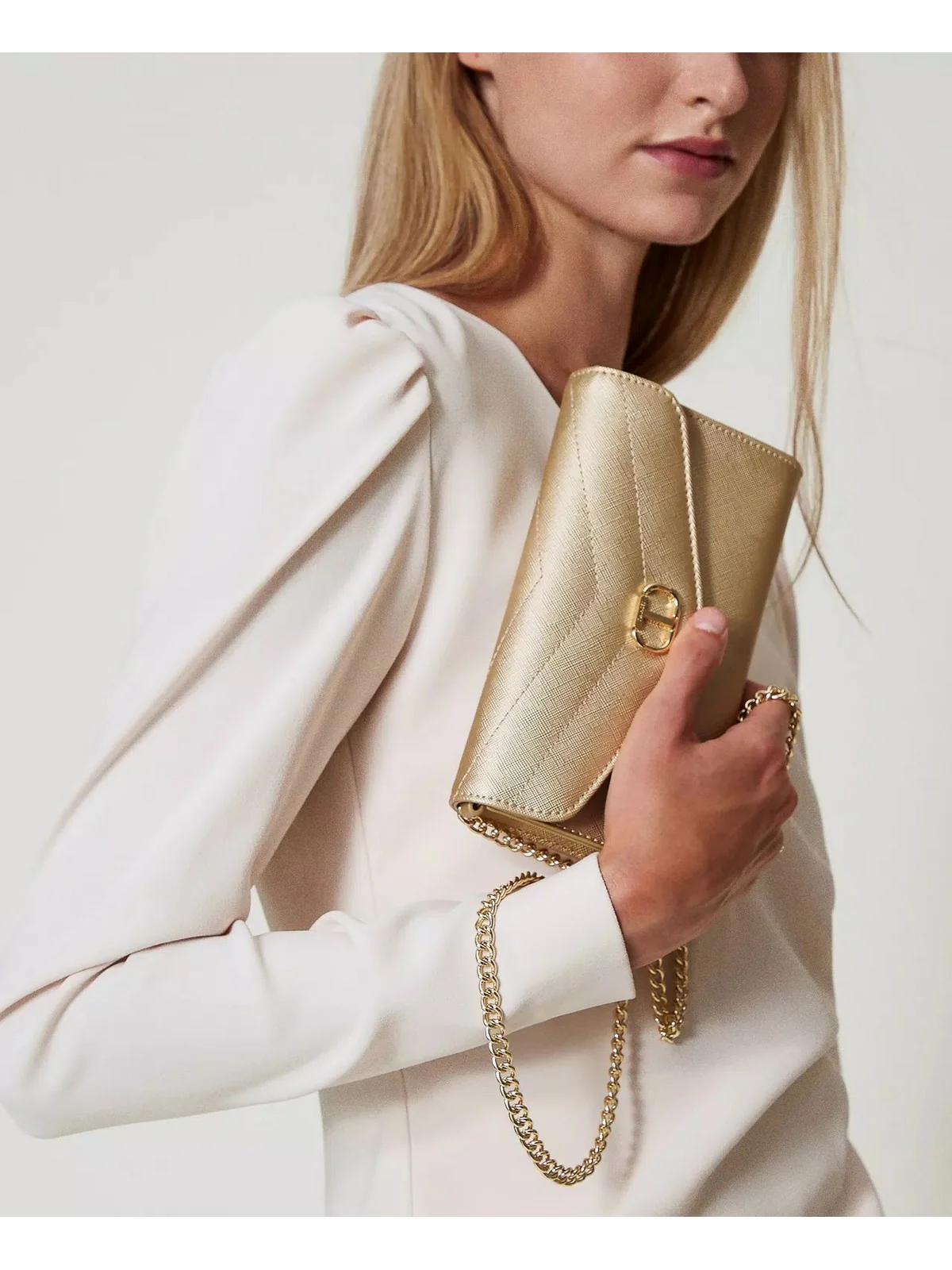 TWINSET Borsa Donna MINI BAG 242TH7012 10366 Oro - Image 2